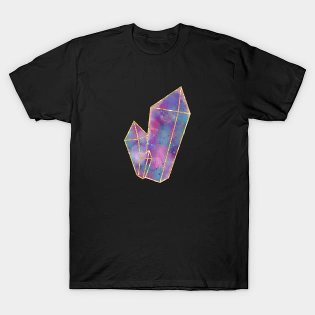 Dream Cloud Quartz Crystal T-Shirt by Erinnn48